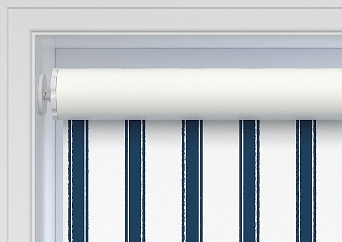 Salcombe Stripe (Blackout), Navy - Twist&Fit Roller Blind - Image 9